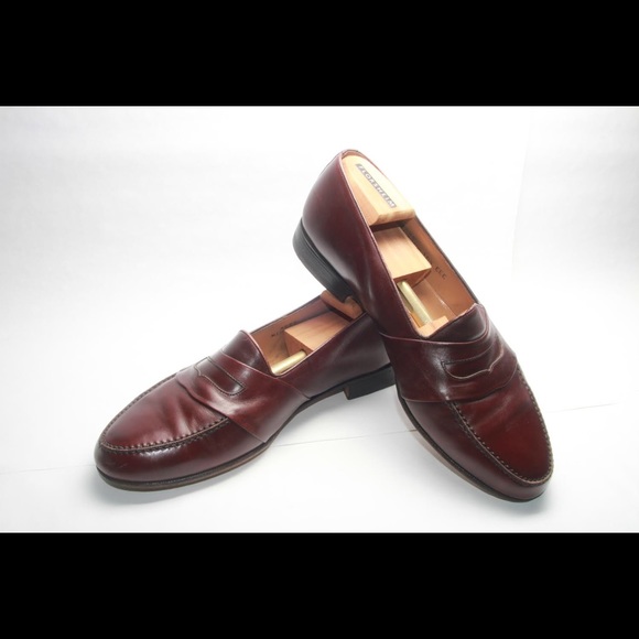 BALLY Brown Leather Loafers Men Shoes